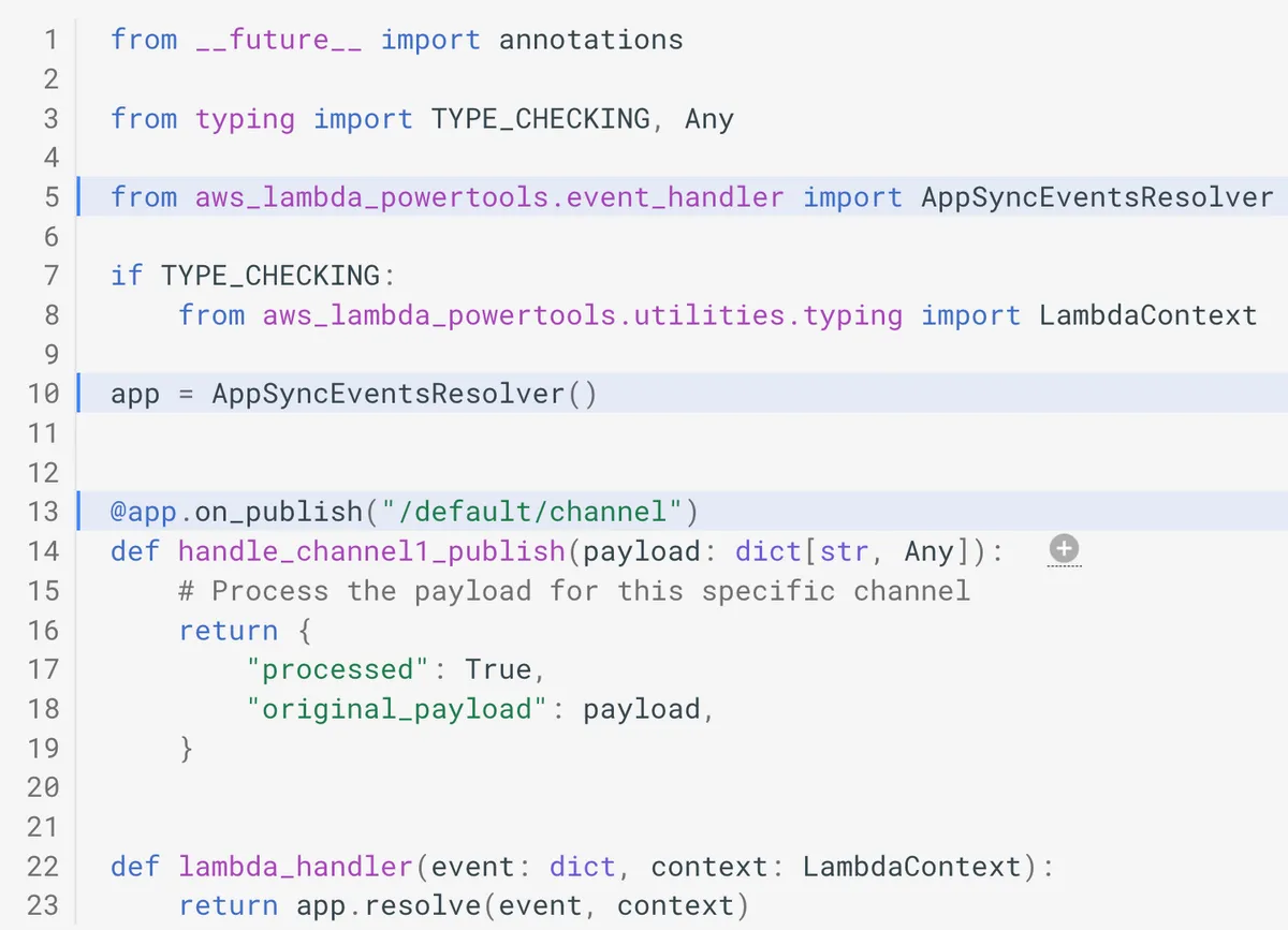 basic publish handler