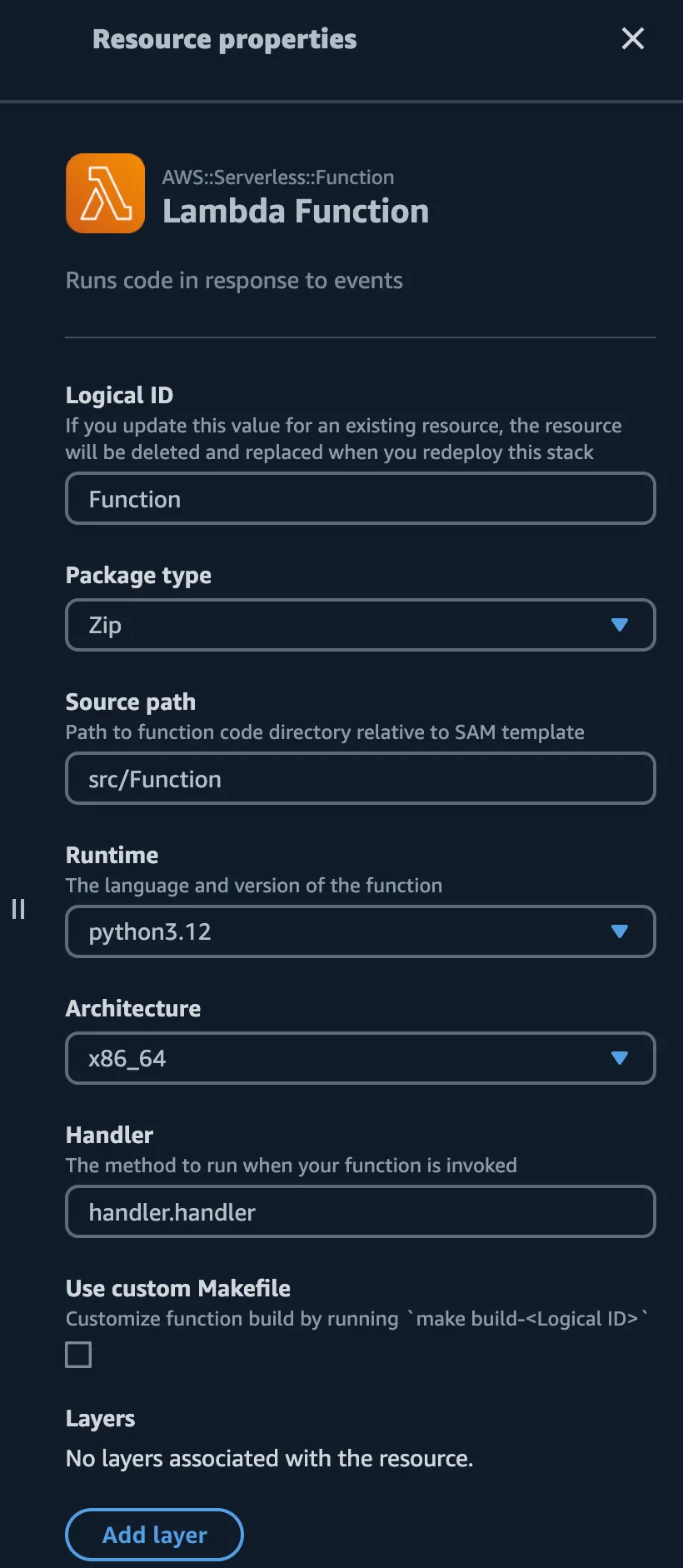 Add a Lambda Function